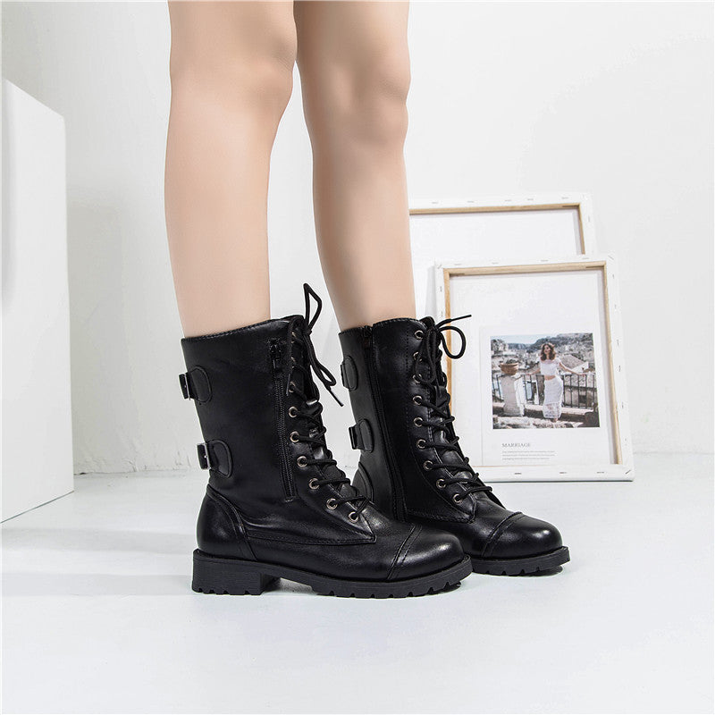 boots chunky- Bronze urbain