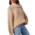 Pull en maille douce- Bronze urbain